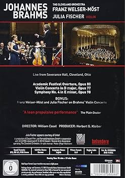 ブラームス・ツィクルス1 - ヴァイオリン協奏曲ニ長調/交響曲第4番[DVD] Amazon.co.jp: ブラームス・ツィクルス1 - ヴァイオリン協奏曲ニ